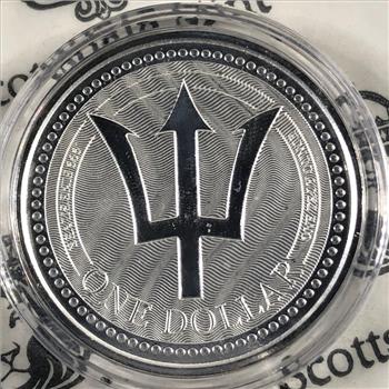 One Troy Ounce .999 Fine Silver $1 Round*Scottsdale Silver*In Original Sealed Packet