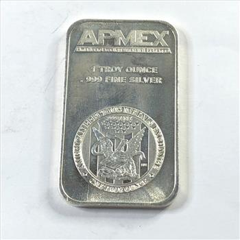 One Troy Ounce .999 Fine Silver Bar*APMEX