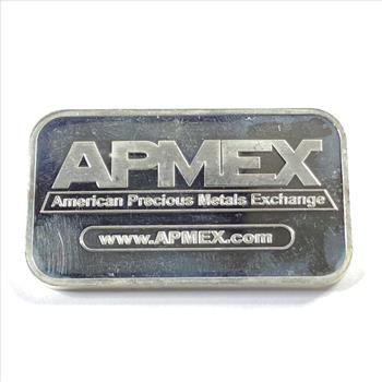 One Troy Ounce .999 Fine Silver Bar*APMEX