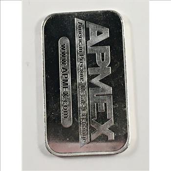 One Troy Ounce .999 Fine Silver Bar*APMEX
