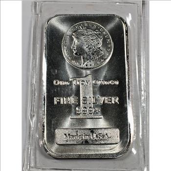 One Troy Ounce .999+ Fine Silver Bar*Made in the USA