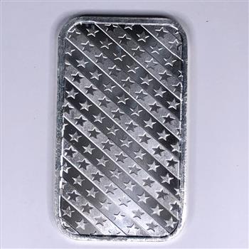 One Troy Ounce .999 Fine Silver Bar*Made in USA*Morgan Design