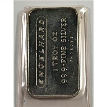 One Troy Ounce .999+ Fine Silver Bar*Numbered*Engelhard*In Original Sealed Packet