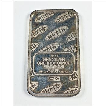 One Troy Ounce .999 Fine Silver Bar*Numbered*Liberty