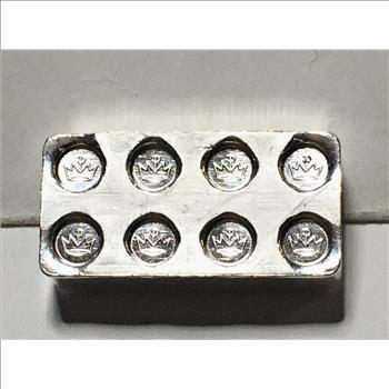 One Troy Ounce .999 Fine Silver Bar*Stackable/Lego