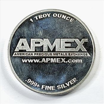 One Troy Ounce .999 Fine Silver  Round*APMEX