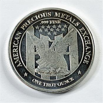 One Troy Ounce .999 Fine Silver  Round*APMEX