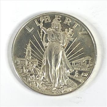 One Troy Ounce .999 Fine Silver Round*Liberty