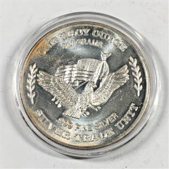 One Troy Ounce .999 Fine Silver Round*Minted From US Strategic
