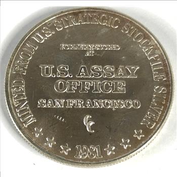 One Troy Ounce .999 Fine Silver Round*Minted From US Strategic