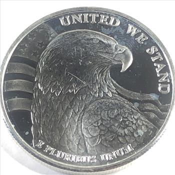 One Troy Ounce .999 Fine Silver Round*Proof*Bald Eagle Design*Great American Mint