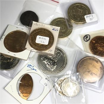 Over 10oz. Of Tokens, Coins and 1841 Large Cent