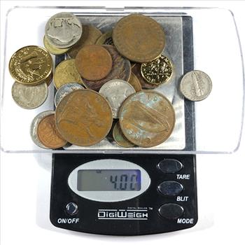 Over 4 Ounces of Coin, Tokens and Souvenirs*Some Silver