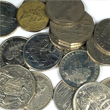 Over a Half Pound of Australian Coins