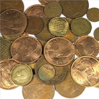 Over a Half Pound of British Coins