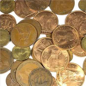 Over a Half Pound of British Coins
