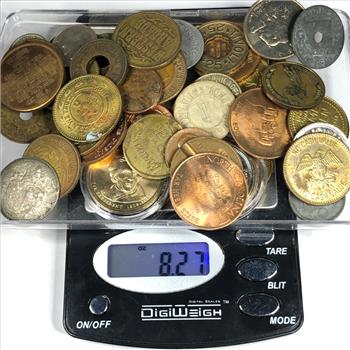 Over a Half Pound of Presidential Dollars, Various US Coins, Tokens, ETC