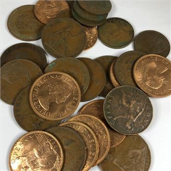 Over Half a Pound 8 oz of World Coins of Britain Great Mix of Dates - Build a Complete Set