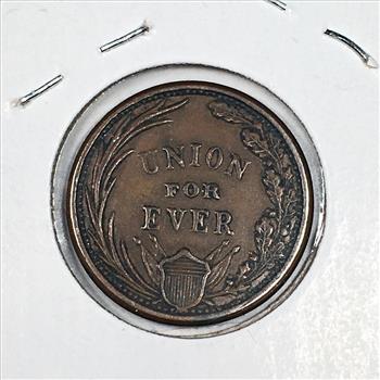 Patriotic Civil War Token 174/272a George Washington Horseback*#1661
