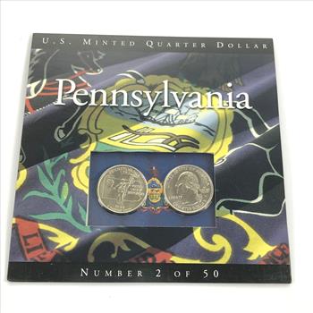 Pennsylvania State Quarter P&D Set with Sealed in Package
