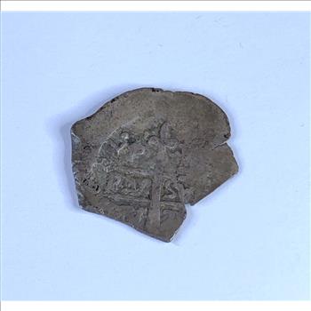 Peru- Spanish Colonial Real Cob under Charles II 1700s Piratte Coin