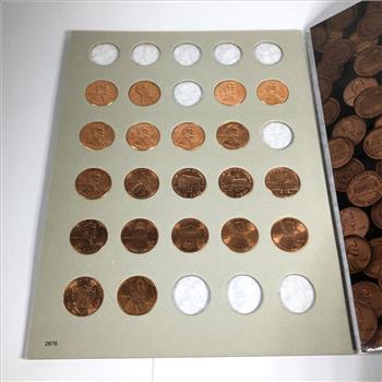 Pre-owned Cents Collector's Album*Includes 20 High Grade Red Lincoln Bicentennial and Shield Cents