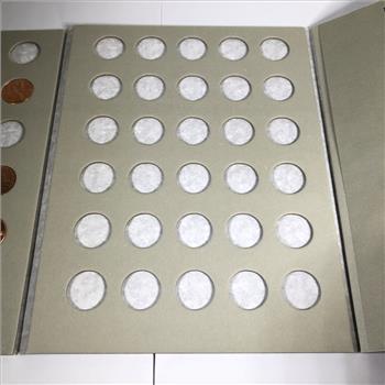 Pre-owned Cents Collector's Album*Includes 20 High Grade Red Lincoln Bicentennial and Shield Cents