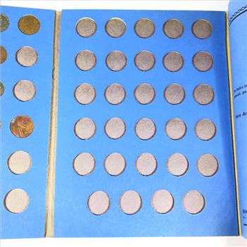 Pre-owned Cents Collector's Album*Includes 22 Lincoln Head Wheat Cents