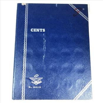 Pre-owned Cents Collector's Album*Includes 22 Lincoln Head Wheat Cents