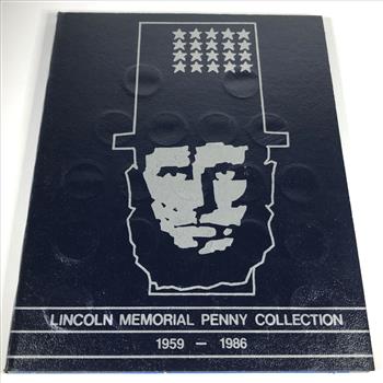 Pre-owned Lincoln Memorial Penny Collection Album 1959-1986*Includes 63 High Grade Red Lincoln Cents