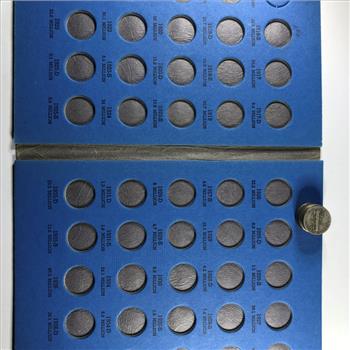 Pre-owned Mercury Head Dime Collector's Album 1916-1945*Includes 10 Silver Mercury Dimes in Various Grades