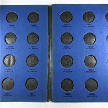 Pre-owned Washington Head Quarter Collector's Album Starting 1946*Includes 8 Silver Washington Quarters of Various Grades