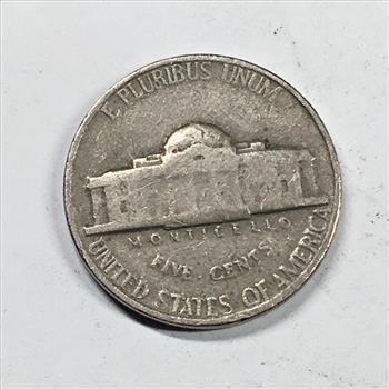 RARE 1944 NO P Mint Mark Henning Jefferson Nickel