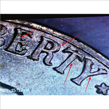 RARE MINT ERROR 1943-P Doubled Eye Double Die Obverse Silver Jefferson War Nickel