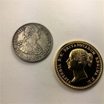 Replica Coin Lot-8 Real and British Gold Coin Replicas