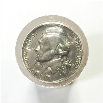 Roll of 34 High Grade 1960-D Jefferson Nickels