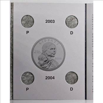 Sacagawea Dollar Collector Album 2000-2004*HE Harris*New/Unused