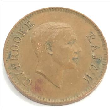 SARAWAK. Cent, 1927-H. Birmingham (Heaton) Mint. Charles V. Brooke.   A very well struck example,