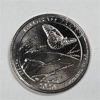 SCARCE MINT MARK*2020 West Point Tallgrass Prairie Quarter