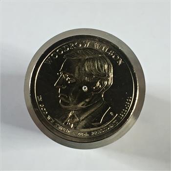SEALED Ballistic Roll of 50 Never Circulated 2013-D Woodrow Wilson Presidential Commemorative Dollars