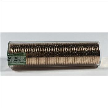 SEALED Ballistic Roll of 50 Never Circulated 2013-P Woodrow Wilson Presidential Commemorative Dollars