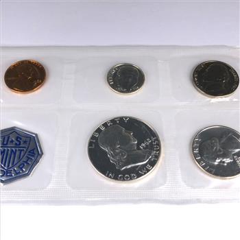 Sealed over 60 years! 1962 SILVER PROOF Coin Set from Philadelphia Mint