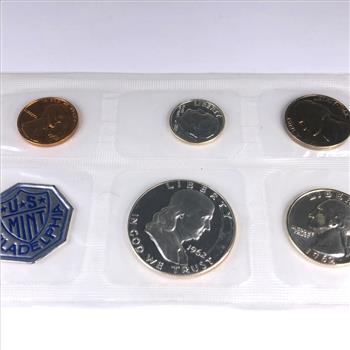 Sealed over 60 years! 1962 SILVER PROOF Coin Set from Philadelphia Mint