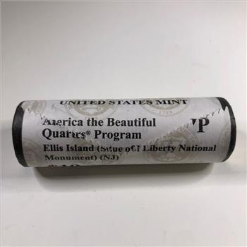 Sealed US Mint Wrapped Roll America The Beautiful Quarters Lowell