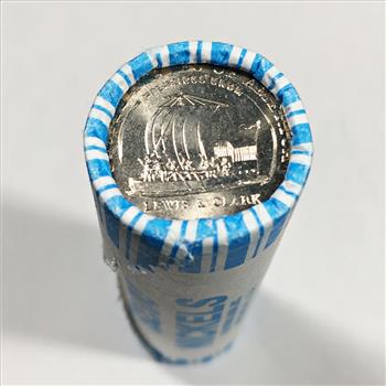 SEALED/UNOPEND 2004-D Bank Roll of Keelboat Commemorative Jefferson Nickels*Brilliant Unc