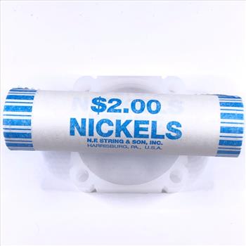 SEALED/UNOPENED $2 Bank Roll 2004-D Keelboat Jefferson Commemorative Nickels*Brilliant Uncirculated