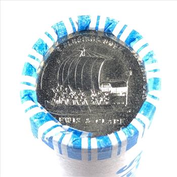 SEALED/UNOPENED $2 Bank Roll 2004-D Keelboat Jefferson Commemorative Nickels*Brilliant Uncirculated