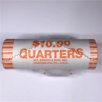 SEALED/UNOPENED 2004-D $10 Bank Roll of IOWA Commemorative State Quarters*Brilliant Uncirculated