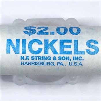 SEALED/UNOPENED 2005-D $2 Roll of AMERICAN BISON Commemorative Jefferson Nickels*Brilliant Uncirculated*Struck at Denver