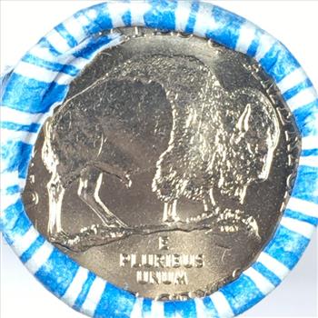 SEALED/UNOPENED 2005-D $2 Roll of AMERICAN BISON Commemorative Jefferson Nickels*Brilliant Uncirculated*Struck at Denver